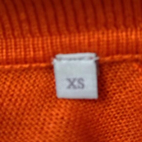 Robert Talbot Silk Sleeveless Sweater Orange Womens Size Large - Picture 5 of 6